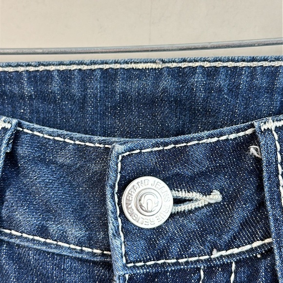 True Religion Becky White Stitch Bootcut Jeans Size 28 - Picture 7 of 16